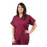 Conjunto Pijama Vinho Scrub Hospitalar 