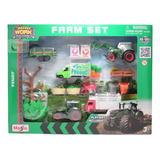 Conjunto Playset Fazenda C/ 2 Trator