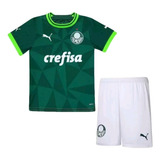 Conjunto Puma Palmeiras Torcedor - Infantil