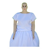 Conjunto Ração 2 Pçs Roupa De Santo Candomblé Umbanda Oxford