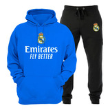 Conjunto Real Madrid Moletom Com Calça
