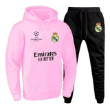 Conjunto Real Madrid Moletom Time Personalizada Qualidade
