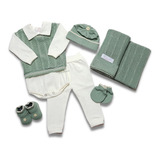 Conjunto Recem Nascido Completo Saida Maternidade Menino Kit