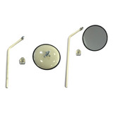 Conjunto Retrovisor Kombi Haste + Espelho - Bege 