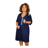 Conjunto Robe E Camisola Plus Size 13600