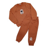 Conjunto Roupa Menino Em Moletom Flanelado Malwee Kids 1-2-3
