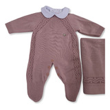 Conjunto Saida Maternidade P Unissex Trico 1 A 3 Meses
