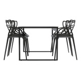Conjunto Sala De Jantar 1 Mesa 4 Cadeiras Allegra Em Promoçã