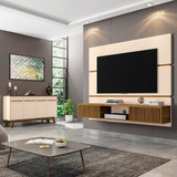 Conjunto Sala Painel Ambar Tv 65 Pol. Buffet Opala
