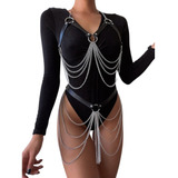 Conjunto Sexy Harness Lingerie Feminina Fetiche Kit Estilo