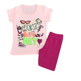 Conjunto Shorts Pink E Blusa Tam