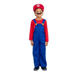 Conjunto Super Mario Bros Longo Fantasia