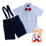 Conjunto Temático Ursinho Baby Marinheiro Menino Enviorápido