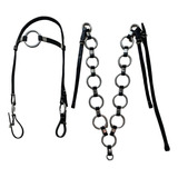 Conjunto Traia Argolada Cabeçada Peitoral, Muares,cavalo Ofe