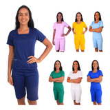Conjunto Uniforme C/ Mangas Babá Domestica Camareira Copeira