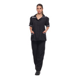 Conjunto Uniforme Copeira Faxineira Limpeza Domestica Babá