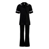 Conjunto Uniforme Copeira Oxford - Feminino Limpeza