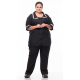 Conjunto Uniforme Plus Size Copeira Camareira Faxineira Babá