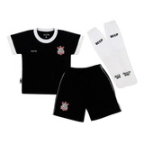 Conjunto Unissex Corinthians Infantil Oficial Timão 10,12,14
