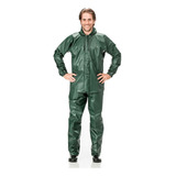 Conjunto Verde Impermeável De Pescador Capa Chuva Pantaneiro