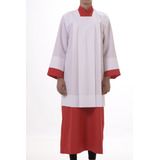 Conjunto Veste Coroinha Túnica + Sobrepeliz