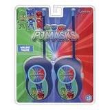 Conjunto Walkie-talkie Infantil Pjmasks Ninjas Candide 1760