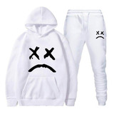 Conjuto De Frio Moletom Lil Peep Musico Com Bolso Canguru