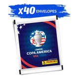 Conmebol 2024 Copa América Kit 40 Envelopes 200 Figurinhas 
