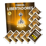 Conmebol Libertadores 2024: Álbum Capa Cartão+60 Figurinhas