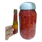 Conserva De Pimenta Biquinho 1 Pote 3.600g + Brinde Pimenta