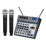 Console 06e Soundcraft Usb De Mistura Com Microfone Sem Fio