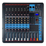 Console De Mixagem Profissional De 8 Canais Com Mixer De