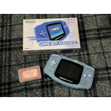 Console Game Boy Advance Nintendo Com Tela Com Backlight ( Ips Ags-101 ) Brinde Pokemon Fire Red