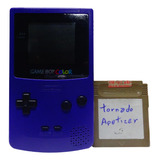 Console Game Boy Color Gbc Nintendo Roxo Usado Funciona Original Olhar Descrição