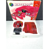 Console Nintendo 64 Cereja Original Americano Com Caixa. Leia Descrição. Faço 2150. N64 Watermelon Série Sabores