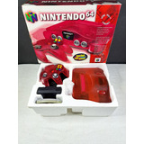 Console Nintendo 64 Cereja Original Nacional Com Caixa. Faço 2200. N64 Watermelon Série Sabores Gradiente