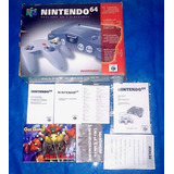Console Nintendo 64 N64 Na Caixa Completo Manuais
