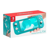Console Nintendo Switch Lite Portátil 32gb Colorido Turquesa Barato Nacional Homologado Pela Anatel Com Nota Fiscal E Garantia 1 Ano Novo Lacrado 