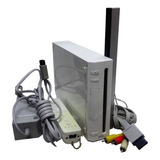 Console Nintendo Wii Branco Com Fonte Sensor Bar Wiimote Cabo Av Testado E Funcionando