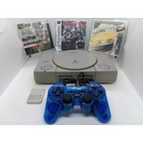 Console Playstation 1 Ps1 Fat Sony Video Game + Jogos Brinde