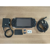 Console Psp 3000 Completo Com Jogos