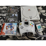 Console Sega Dreamcast Com Gdemu E Jogos Vmu