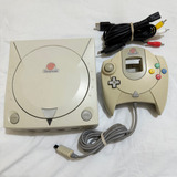 Console Sega Dreamcast Original Completo + 1 Controle + Cabos + Fonte - Super Conservado - Video Game