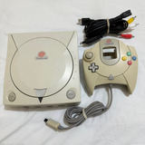 Console Sega Dreamcast Va1 Original Completo + 1 Controle + Cabos + Fonte - Super Conservado - Video Game