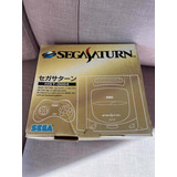 Console Sega Saturn Completo Com Jogo De Brinde