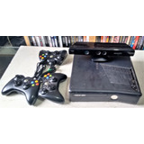 Console Xbox 360 S + 3 Joystick + 1 Kinect - Ver Descrição