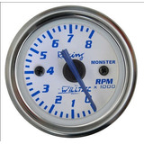 Contagiros 52mm Willtec Aro Cromado Alto Rpm Monster C/led.