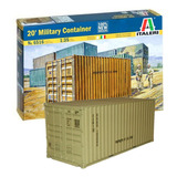 Container 20 Military P/ Diorama - Kit Italeri - 1/35 - 6516