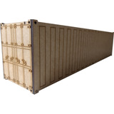 Container 40 Pés 1/32 Mdf-desmontado