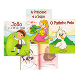 Contos Clássicos Para Crianças Fábulas Fadas Kit C/3 Pocket